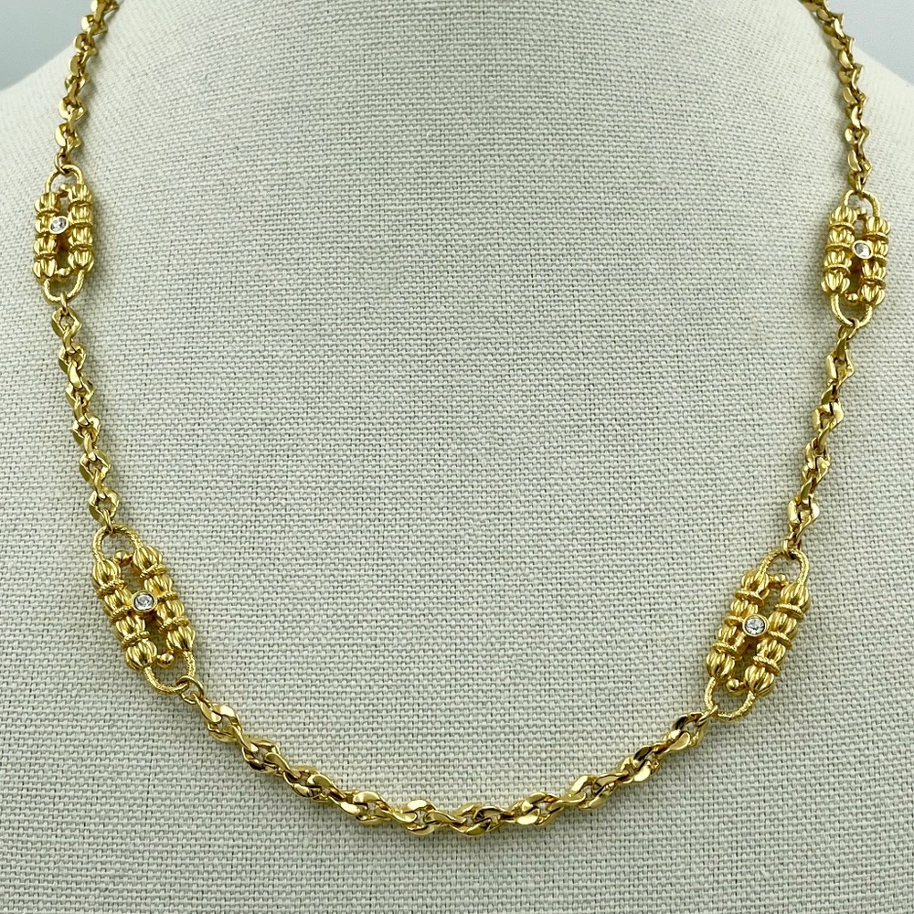 Camrose & Kross JBK Gold Plated Paperclip Necklace